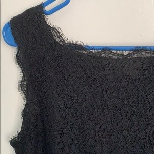 Black lace dress